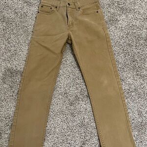 Levi's Tan Straight-Leg Jeans